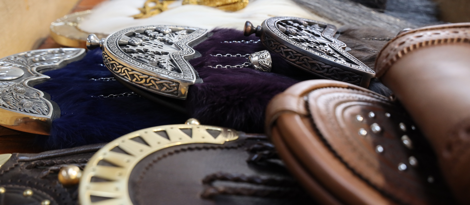 Explore our entire range of hand made in Scotland sporrans crafted by our craftsmen