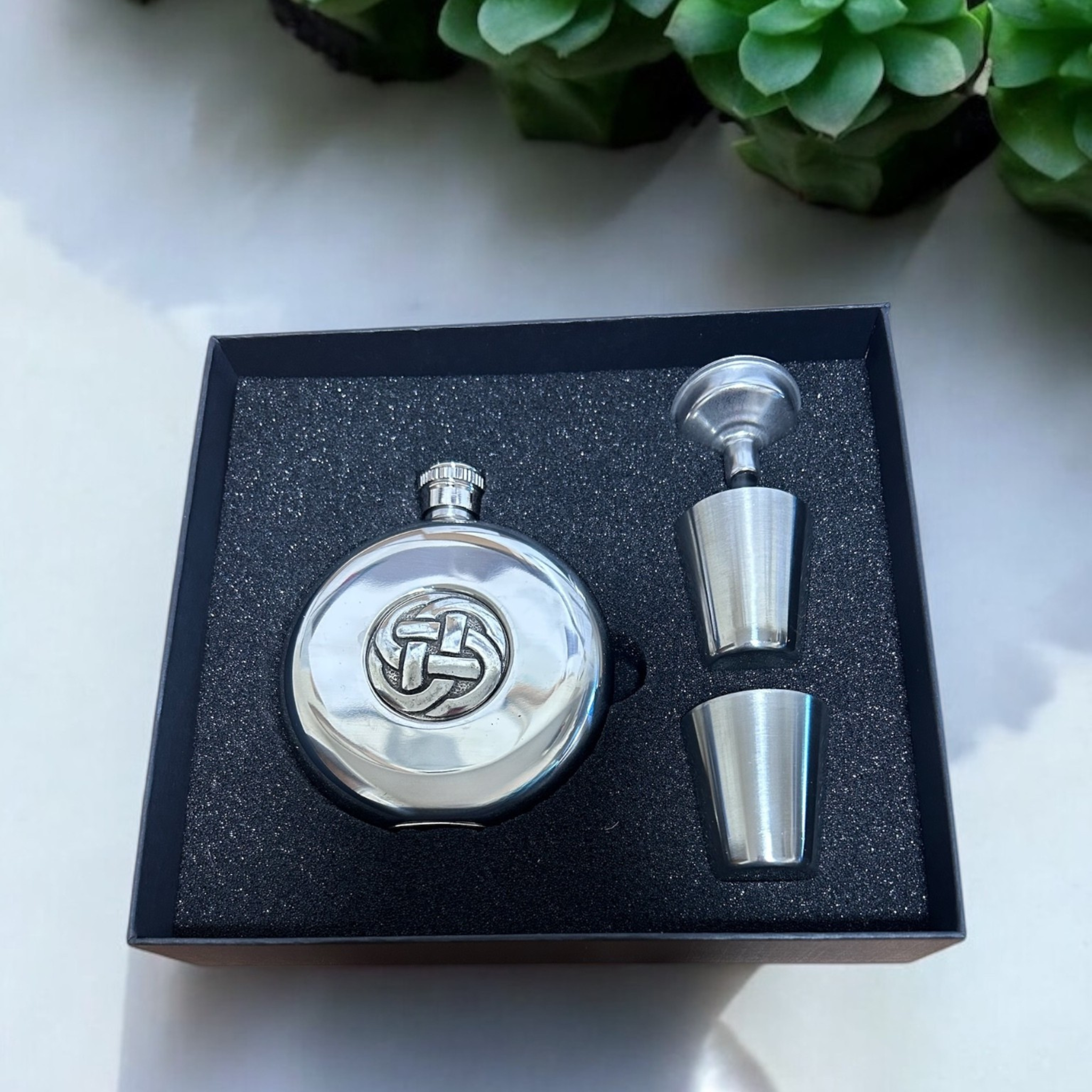 Celtic Knot Hip Flask