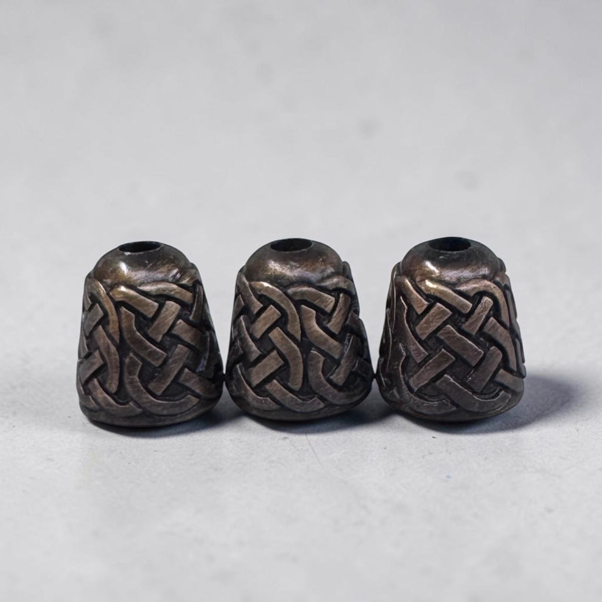 celtic cones antique brass