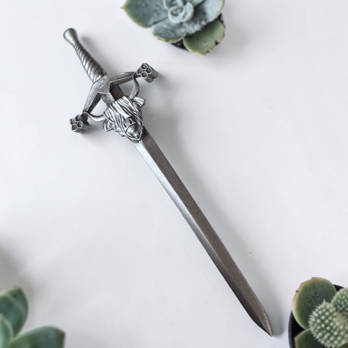 Highland Cow Kilt Pin Antique