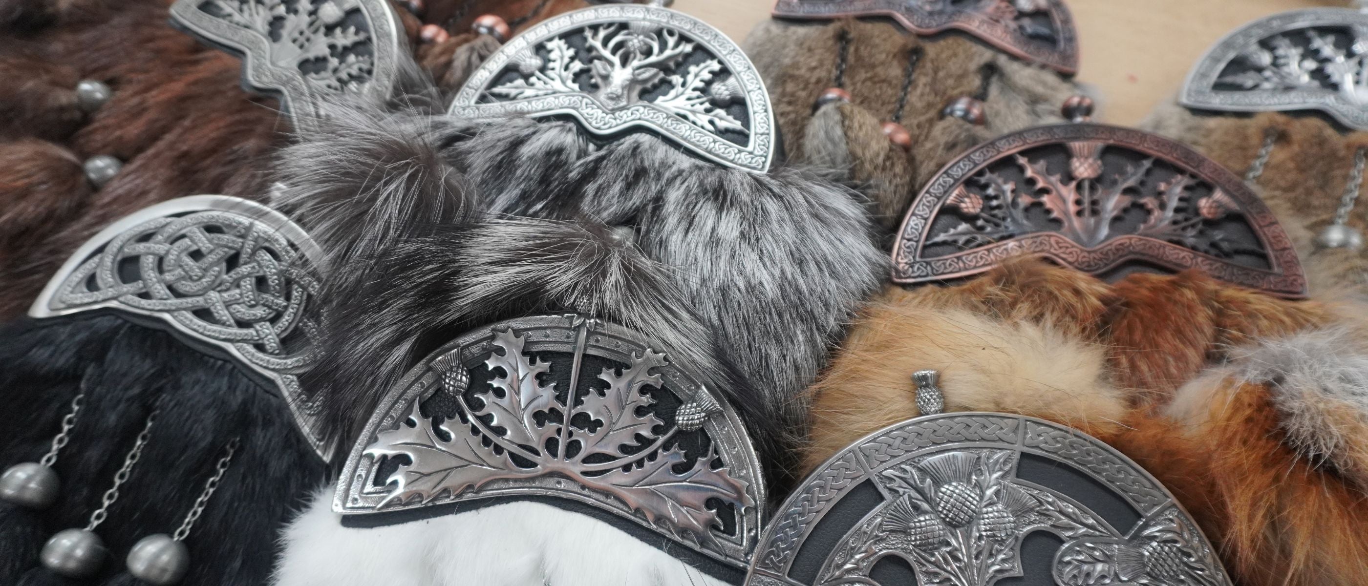 Handmade in Scotland sporrans