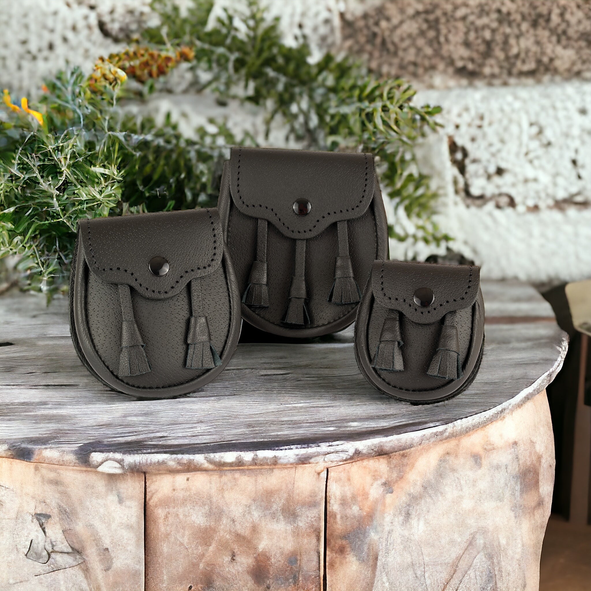 Junior all leather sporran