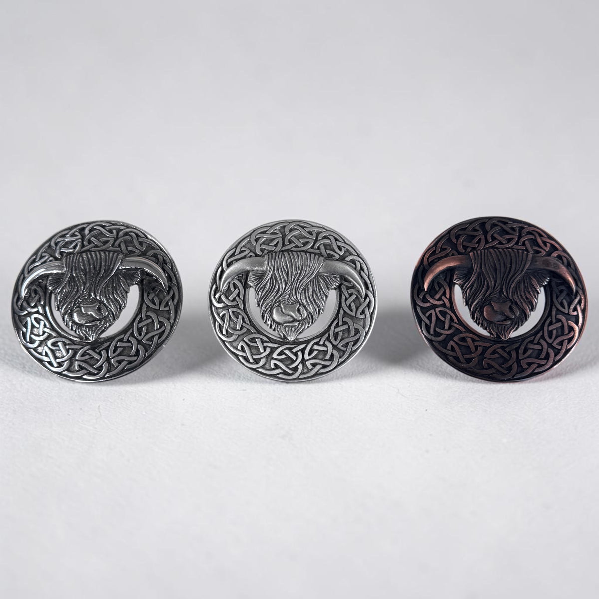 Scottish Plaid Brooches Highland Cow