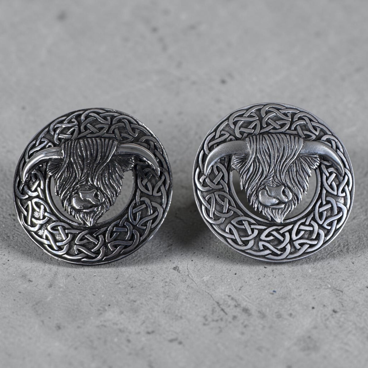 Scottish Plaid Brooches Highland Cows
