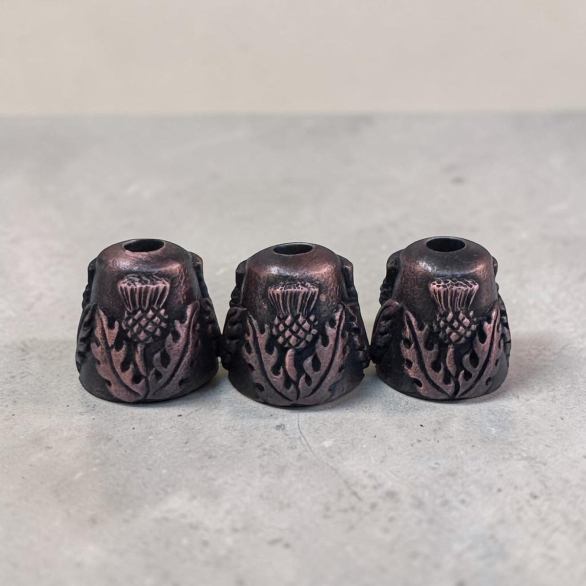 thistle sporran bells copper