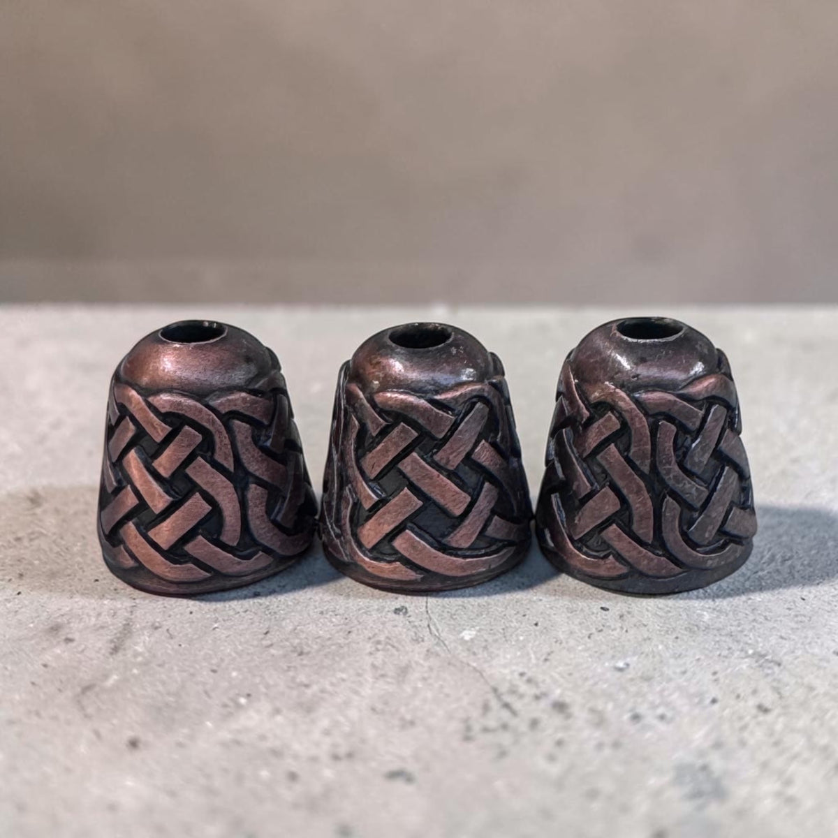 Celtic sporran bells copper