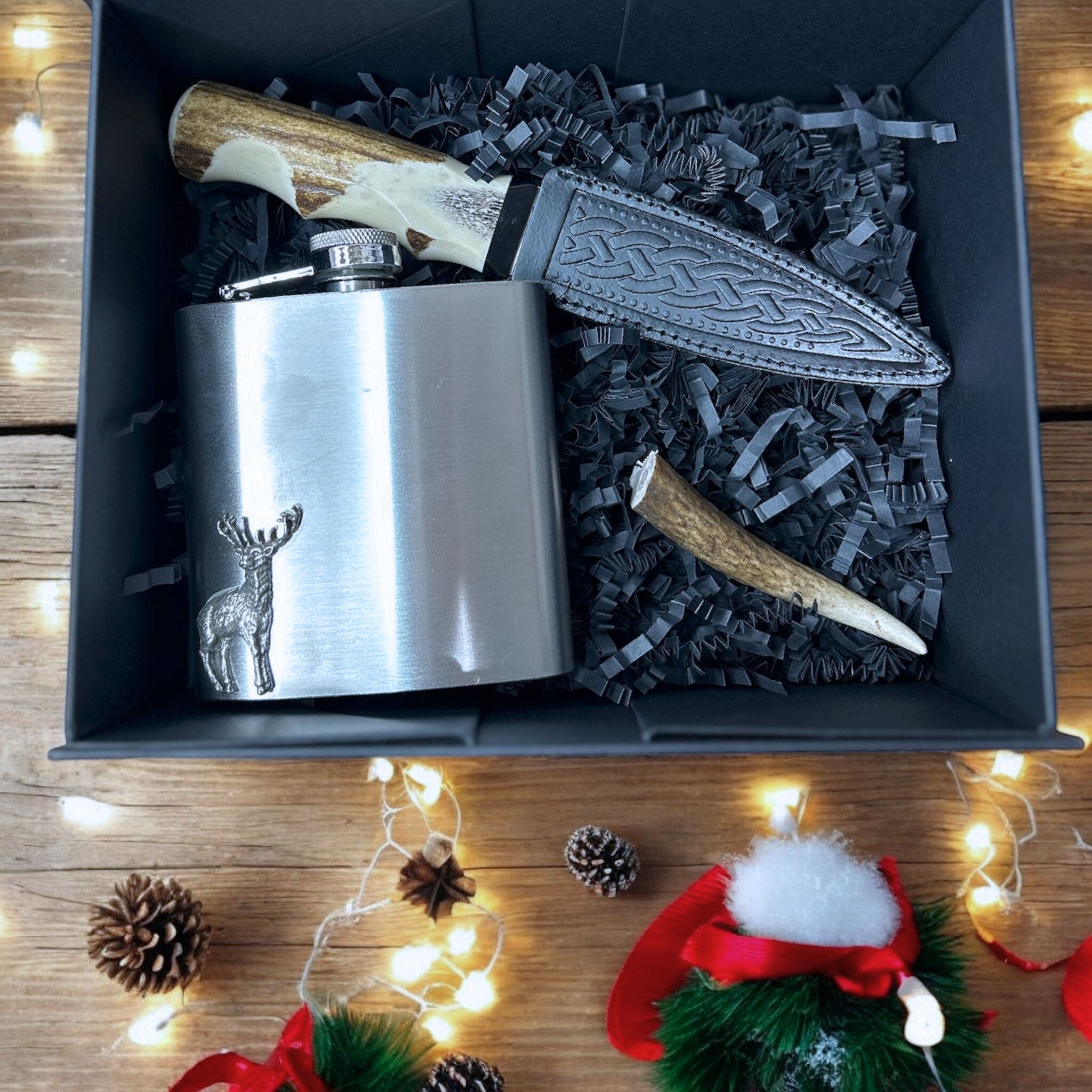 Scottish stag gift box set