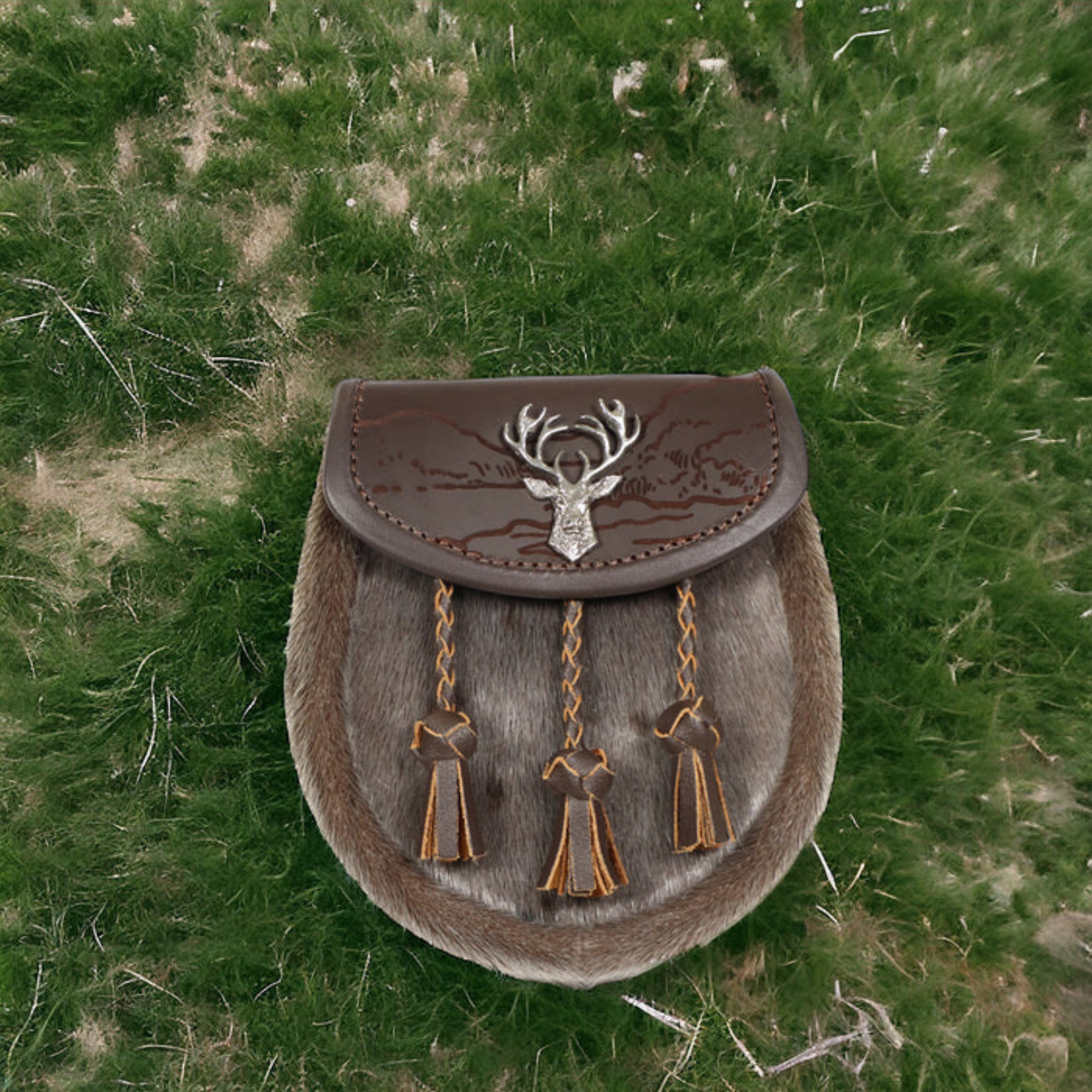 Artisan Classic Sporran With Stag