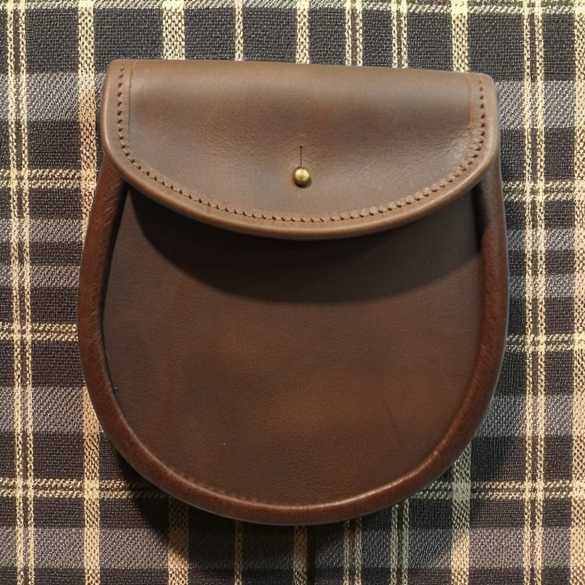 Military Purse Cognac
