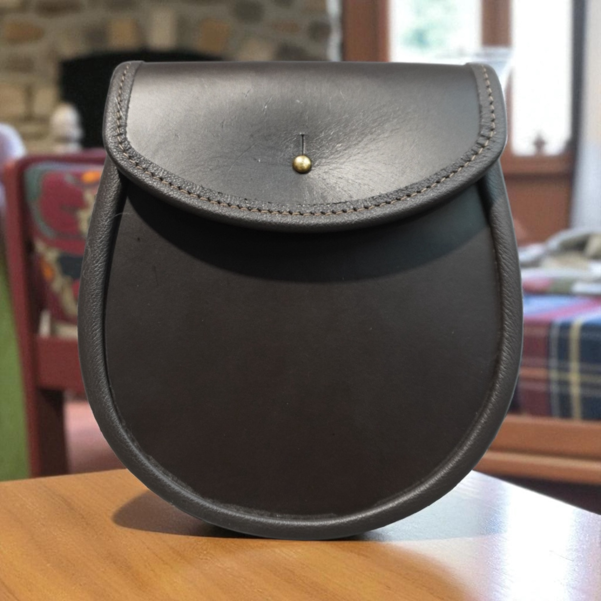 Military Purse Saddle Brown