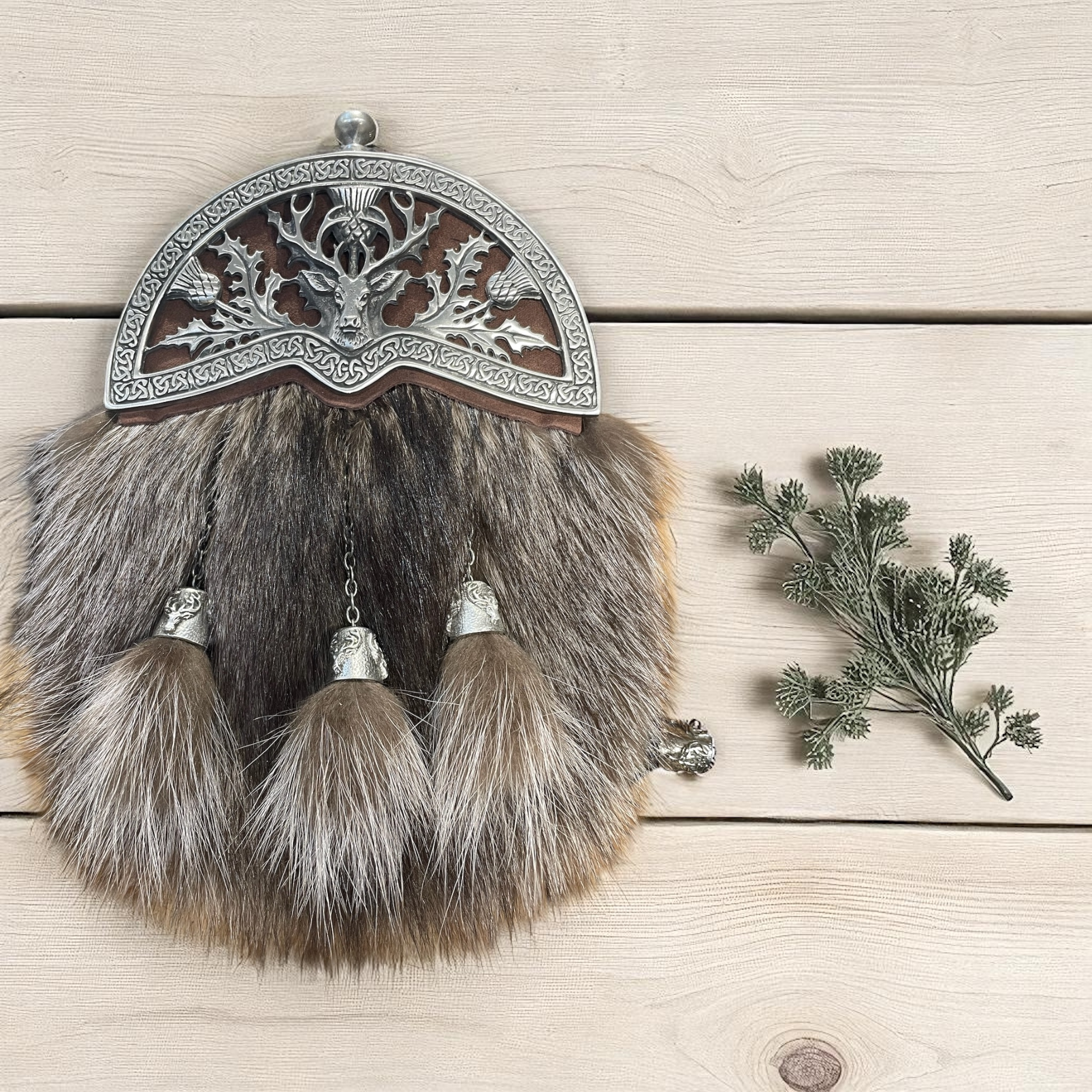 Raccoon Stag Dress Sporran