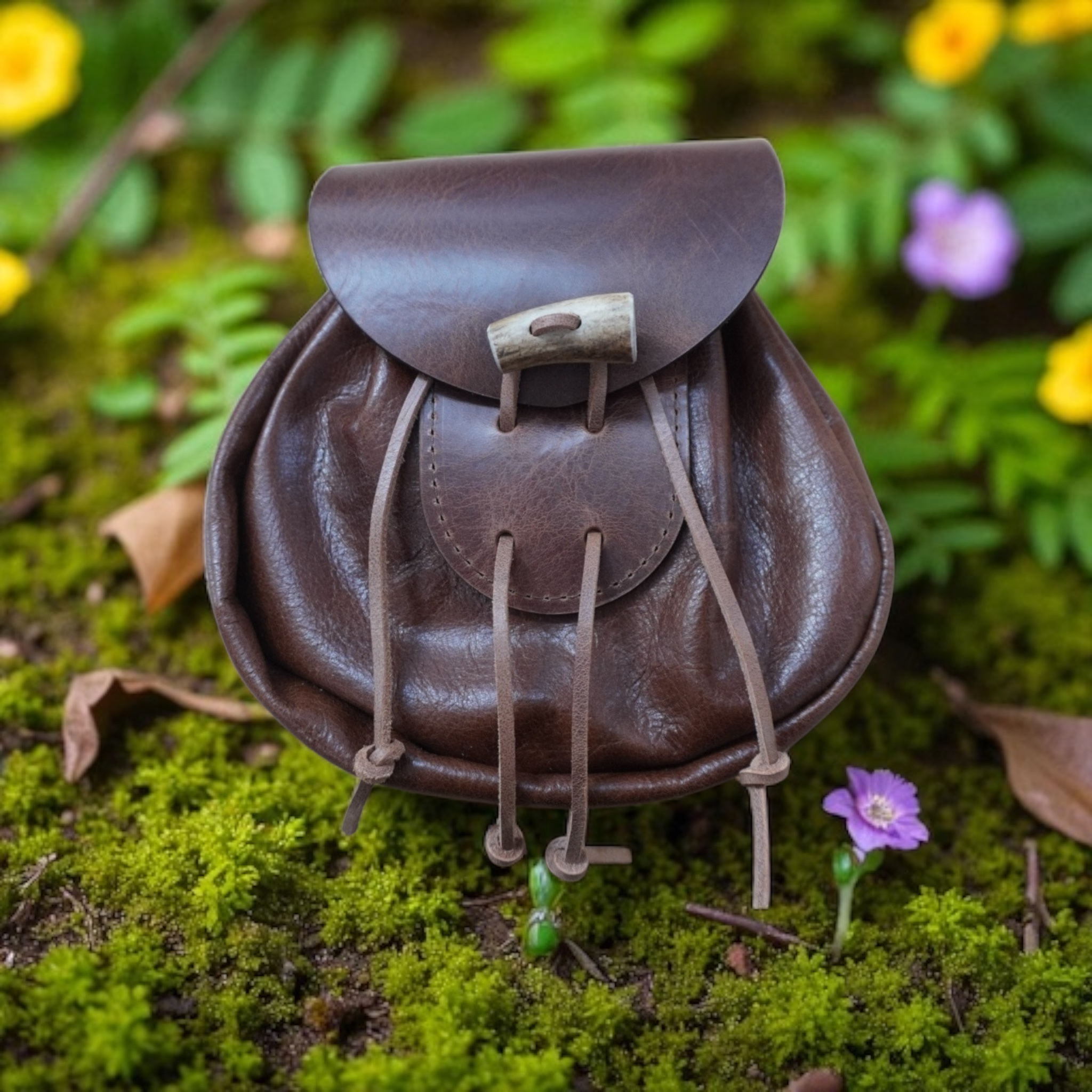 Rob Roy Rust leather sporran 