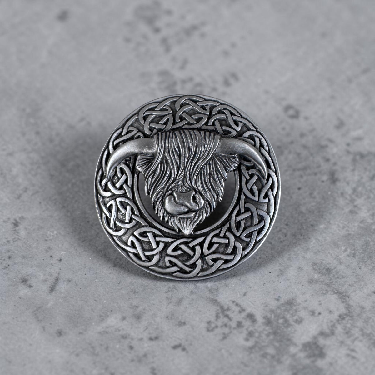 Scottish Plaid Brooches Highland Cow