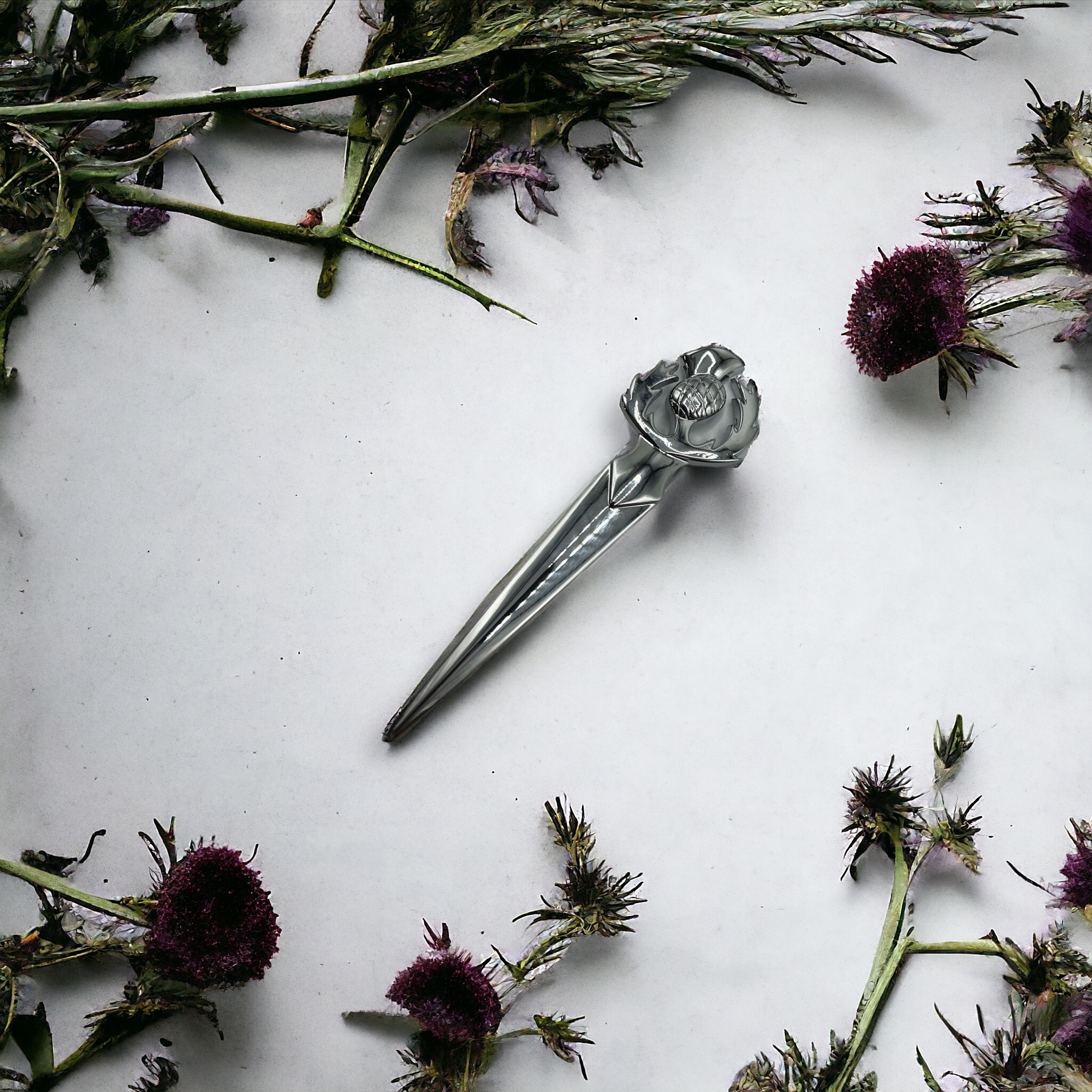 Scottish Traditional Thistle Kilt Pin