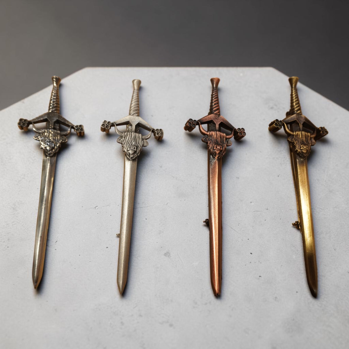 Traditional Highland Cow Pins