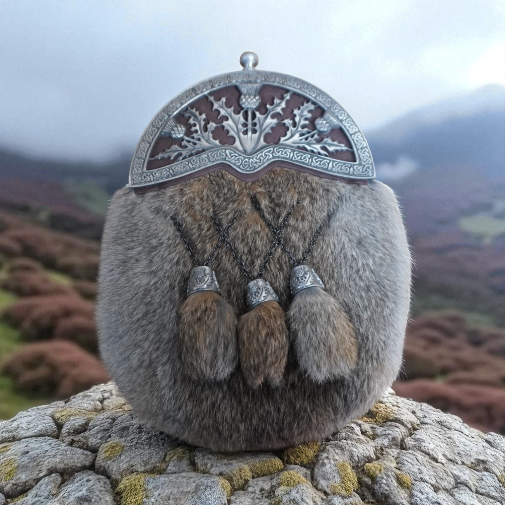 Wild Rabbit Scottish Thistle Dress Sporran